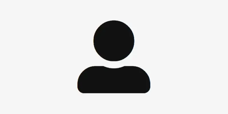 user img wide gray Silhouette of a generic user profile icon.